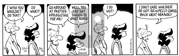 Arlo and Janis on Saturday August 22, 1998 Comic Strip