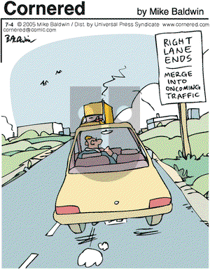 Cornered on Monday July 4, 2005 Comic Strip