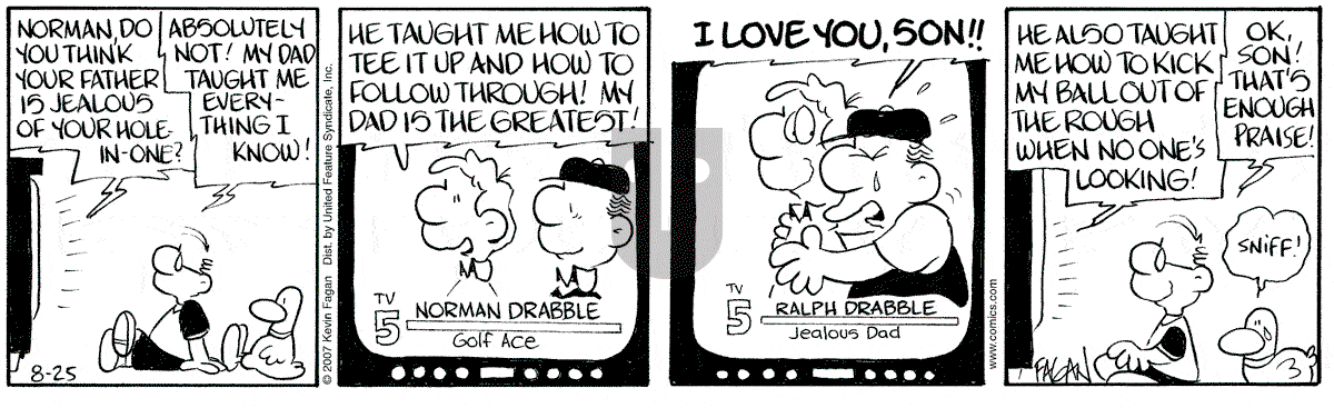 Drabble - Saturday August 25, 2007 Comic Strip