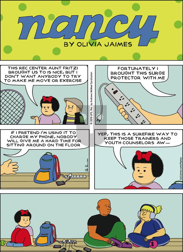 Nancy on Sunday June 23, 2019 Comic Strip