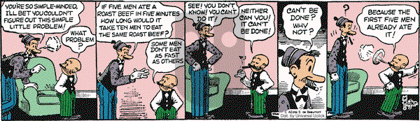 Mutt & Jeff - Saturday February 21, 2015 Comic Strip