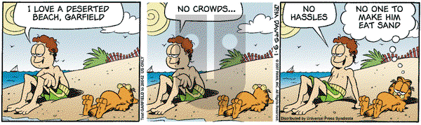 Garfield on Saturday September 1, 2007 Comic Strip