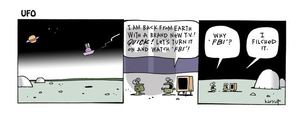 UFO - Monday July 10, 2023 Comic Strip