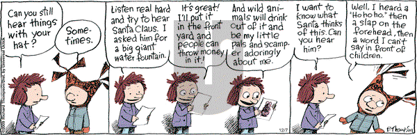Cul de Sac - Monday December 7, 2009 Comic Strip