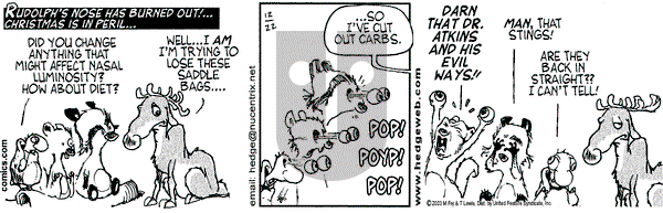 Over the Hedge on Monday December 22, 2003 Comic Strip