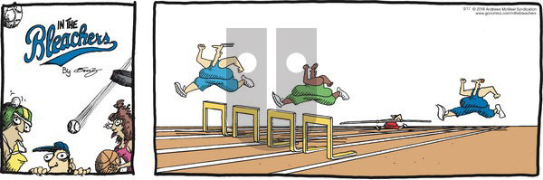 In the Bleachers on Sunday March 17, 2019 Comic Strip