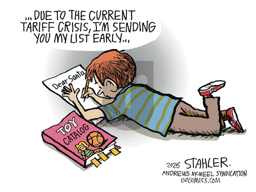 Jeff Stahler on Thursday May 15, 2025 Comic Strip