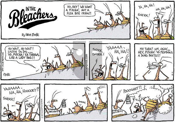 In the Bleachers - Sunday August 31, 1997 Comic Strip