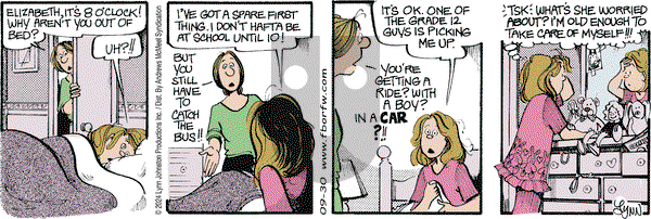 For Better or For Worse - Monday September 30, 2024 Comic Strip