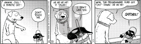 Get Fuzzy on Wednesday June 12, 2002 Comic Strip