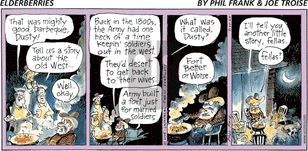The Elderberries on Sunday August 21, 2005 Comic Strip