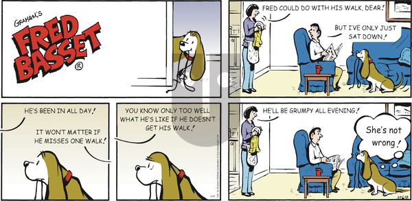 Fred Basset on Sunday May 16, 2021 Comic Strip