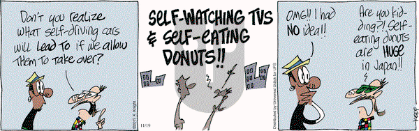 The Knight Life on Thursday November 19, 2015 Comic Strip