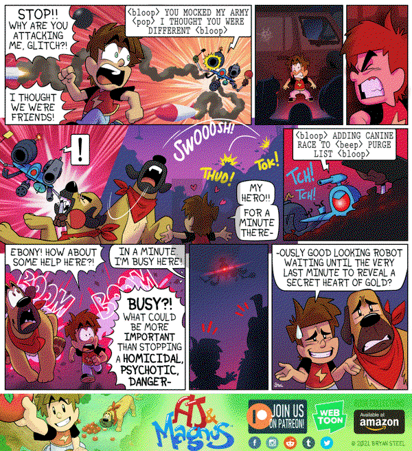 AJ and Magnus on Tuesday October 5, 2021 Comic Strip