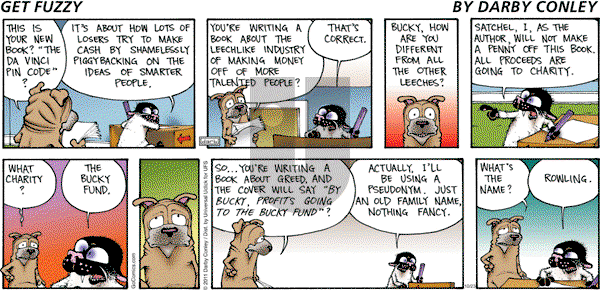 Get Fuzzy on Sunday October 23, 2011 Comic Strip