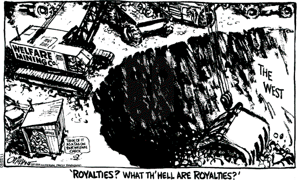Pat Oliphant - Monday November 22, 1993 Comic Strip