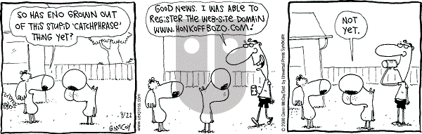 The Duplex on Friday September 22, 2000 Comic Strip