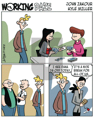 Working Daze on Tuesday November 8, 2005 Comic Strip