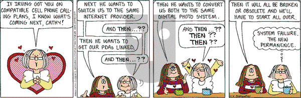Cathy Classics on Tuesday November 4, 2003 Comic Strip
