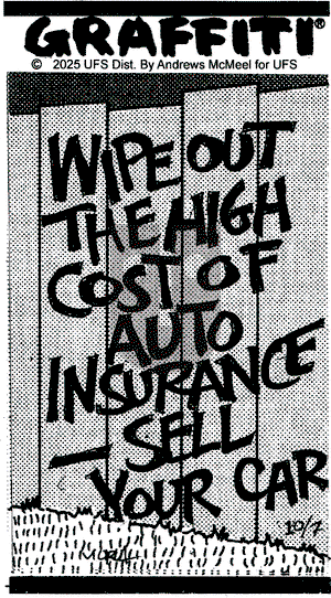 Graffiti - Tuesday October 7, 2025 Comic Strip