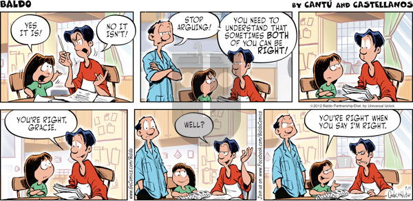 Baldo on Sunday July 1, 2012 Comic Strip