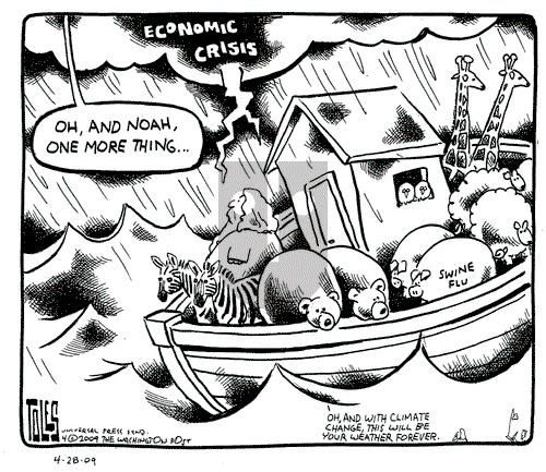 Tom Toles on Tuesday April 28, 2009 Comic Strip