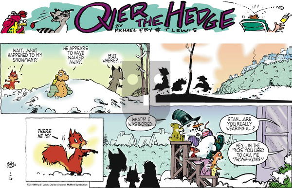 Over the Hedge - Sunday January 26, 2025 Comic Strip