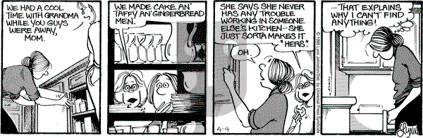 For Better or For Worse on Tuesday April 4, 1995 Comic Strip