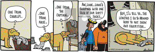 Overboard on Saturday January 14, 2012 Comic Strip