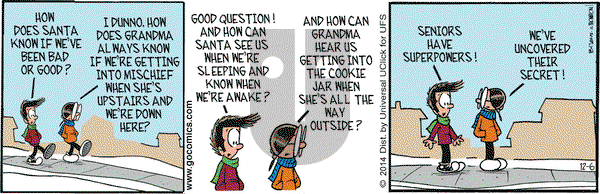 Grand Avenue on Saturday December 6, 2014 Comic Strip