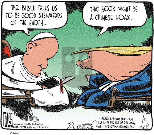 Tom Toles on Wednesday May 24, 2017 Comic Strip