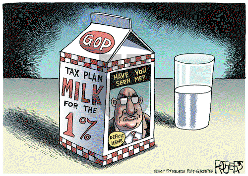 Rob Rogers on Thursday December 28, 2017 Comic Strip