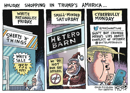 Rob Rogers on Thursday November 24, 2016 Comic Strip