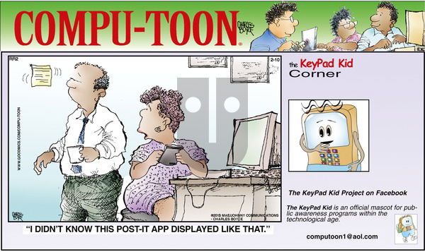 Compu-toon on Sunday February 10, 2013 Comic Strip