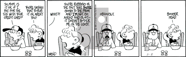 FoxTrot on Monday May 8, 1989 Comic Strip