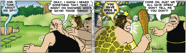 Alley Oop on Thursday March 17, 2016 Comic Strip