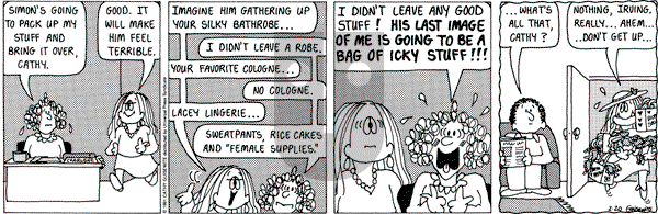 Cathy Classics on Wednesday February 20, 1991 Comic Strip
