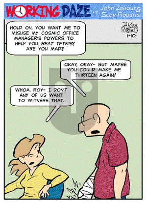 Working Daze - Wednesday January 10, 2024 Comic Strip