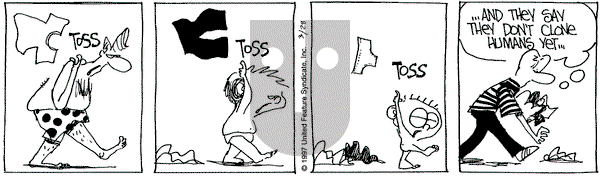 The Buckets on Friday March 28, 1997 Comic Strip