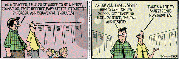 Grand Avenue on Thursday September 17, 2015 Comic Strip