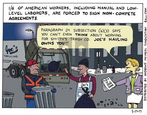 Ted Rall on Wednesday May 17, 2017 Comic Strip