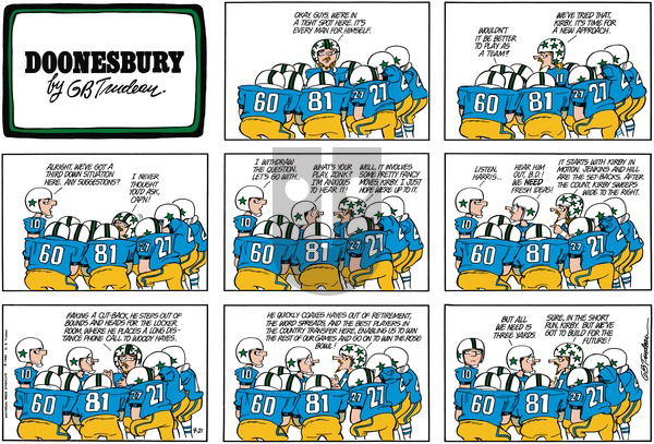 Doonesbury on Sunday September 21, 1980 Comic Strip
