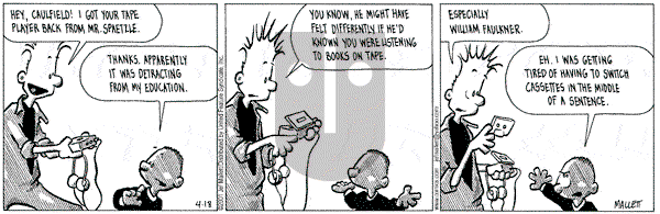 Frazz on Wednesday April 18, 2001 Comic Strip