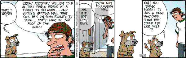 Get Fuzzy on Wednesday October 7, 2009 Comic Strip
