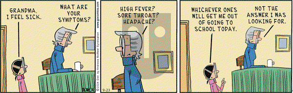 Grand Avenue on Monday September 23, 2024 Comic Strip