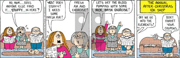 Cathy Classics - Wednesday December 26, 2012 Comic Strip
