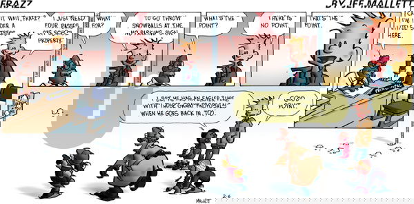 Frazz on Sunday February 6, 2011 Comic Strip