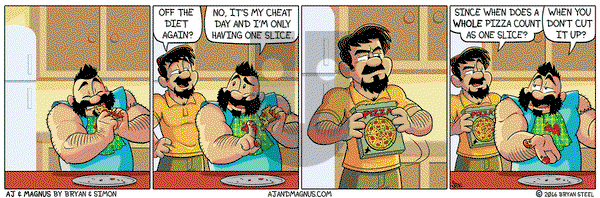 AJ and Magnus - Saturday July 23, 2016 Comic Strip