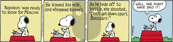 Peanuts - Tuesday November 28, 2023 Comic Strip