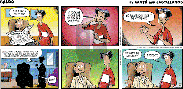 Baldo - Sunday April 2, 2006 Comic Strip